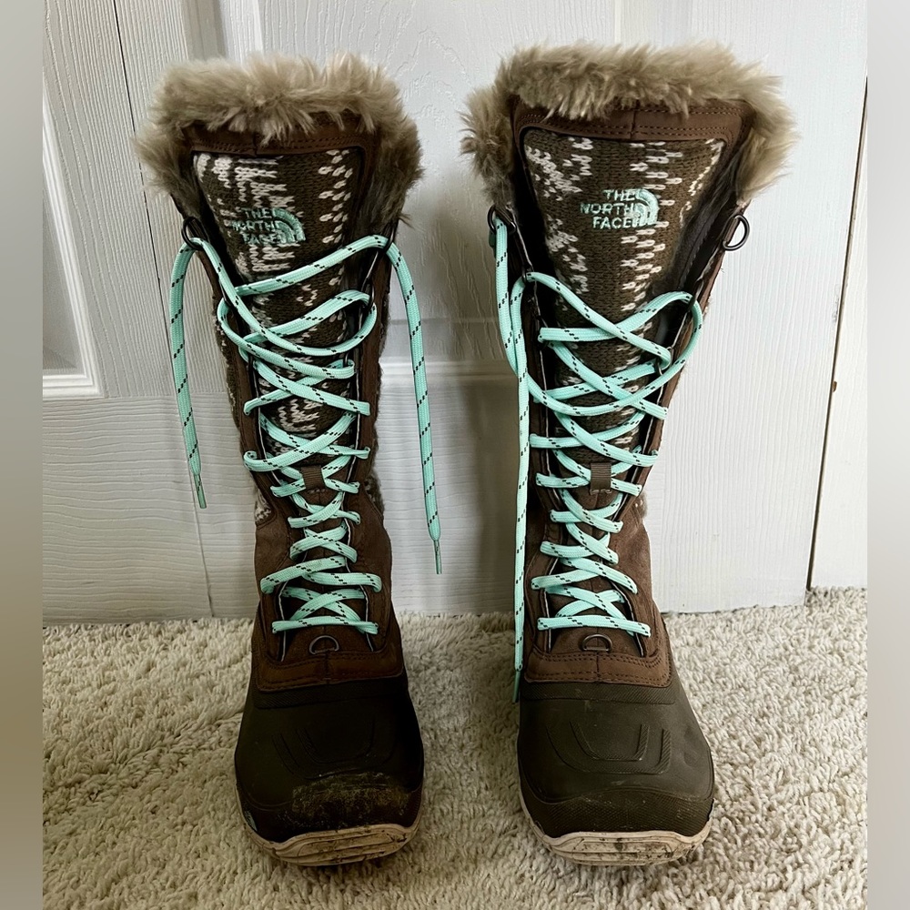 The North Face Women’s Shellista Lace Luxe Tall Winter Snow Boots Size 7.5